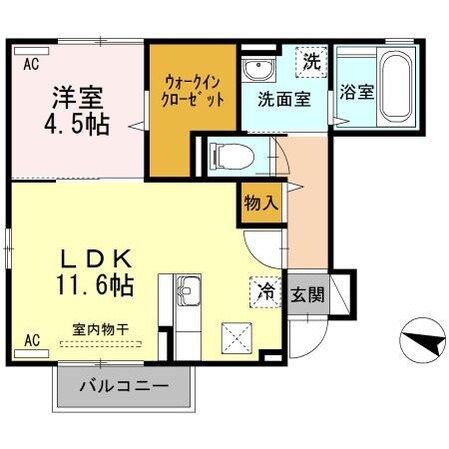 ブロタールの物件間取画像